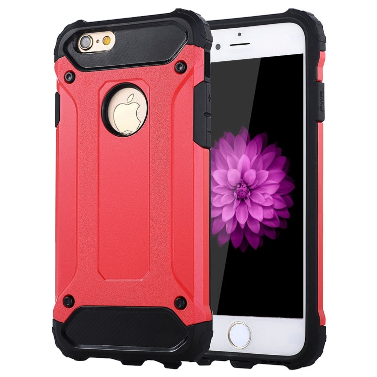 For iPhone 6 Plus & 6s Plus Steel Armor TPU + PC Combination Case