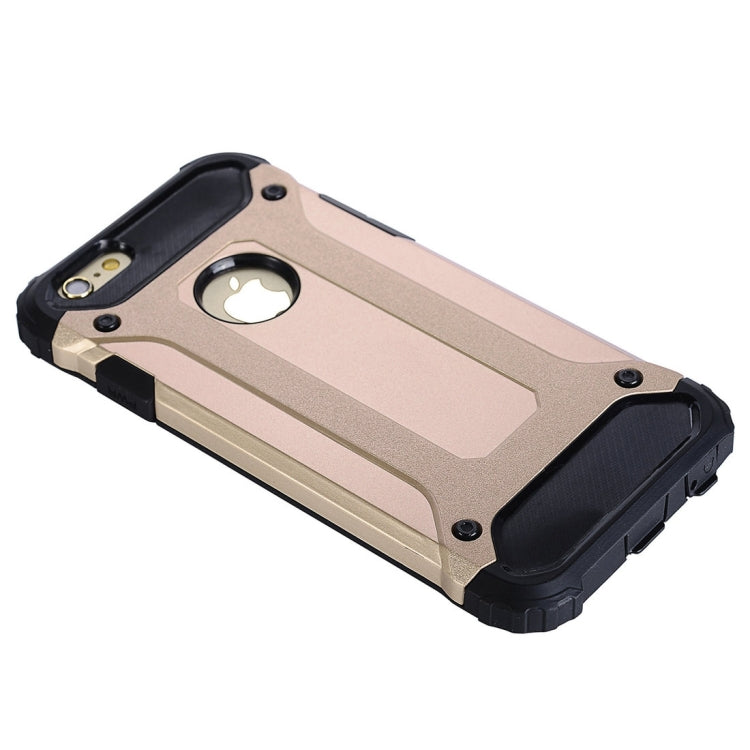 For iPhone 6 Plus & 6s Plus Steel Armor TPU + PC Combination Case