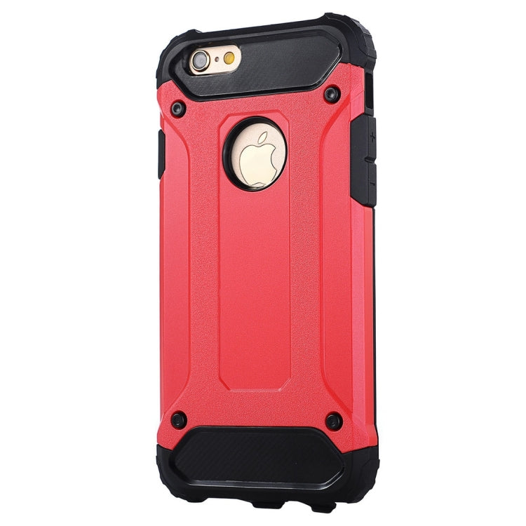 For iPhone 6 Plus & 6s Plus Steel Armor TPU + PC Combination Case
