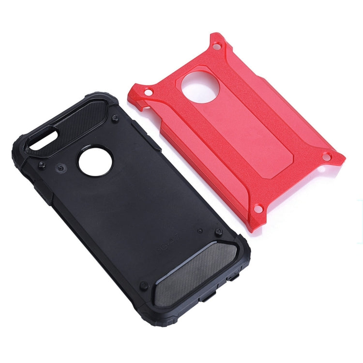 For iPhone 6 Plus & 6s Plus Steel Armor TPU + PC Combination Case