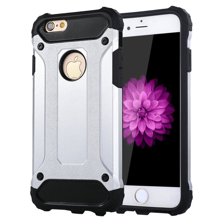 For iPhone 6 Plus & 6s Plus Steel Armor TPU + PC Combination Case