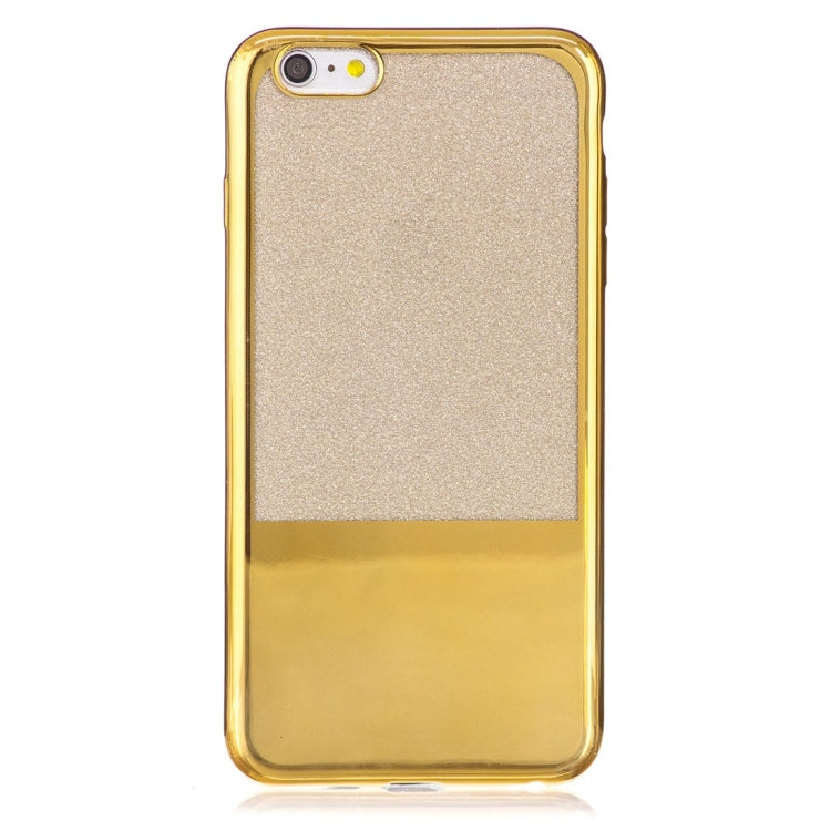 For iPhone 6 Plus & 6s Plus Electroplating Mirror TPU Protective Back Cover Case