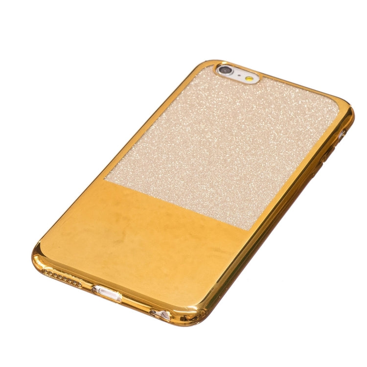 For iPhone 6 Plus & 6s Plus Electroplating Mirror TPU Protective Back Cover Case