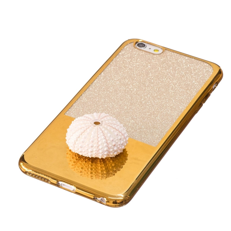 For iPhone 6 Plus & 6s Plus Electroplating Mirror TPU Protective Back Cover Case