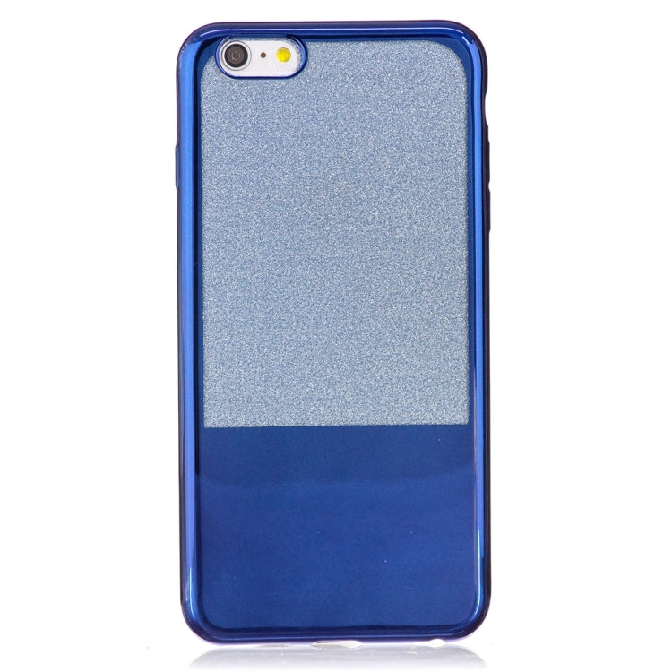 For iPhone 6 Plus & 6s Plus Electroplating Mirror TPU Protective Back Cover Case
