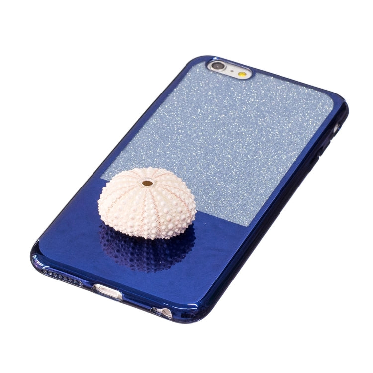 For iPhone 6 Plus & 6s Plus Electroplating Mirror TPU Protective Back Cover Case