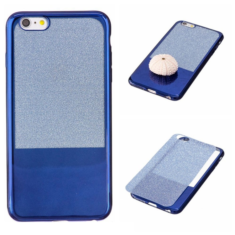 For iPhone 6 Plus & 6s Plus Electroplating Mirror TPU Protective Back Cover Case