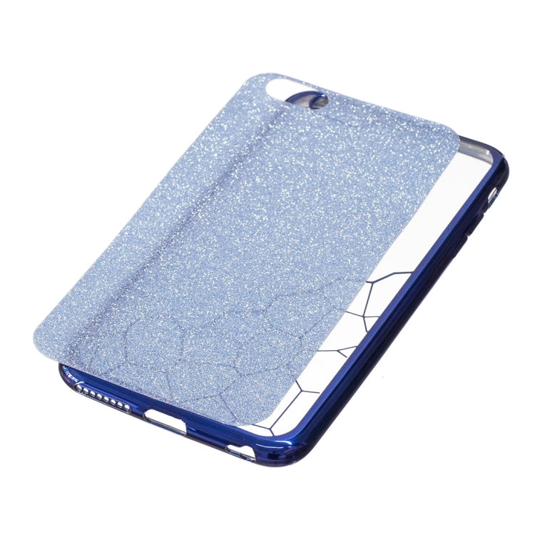For iPhone 6 Plus & 6s Plus Electroplating Small Cubes TPU Protective Back Cover Case
