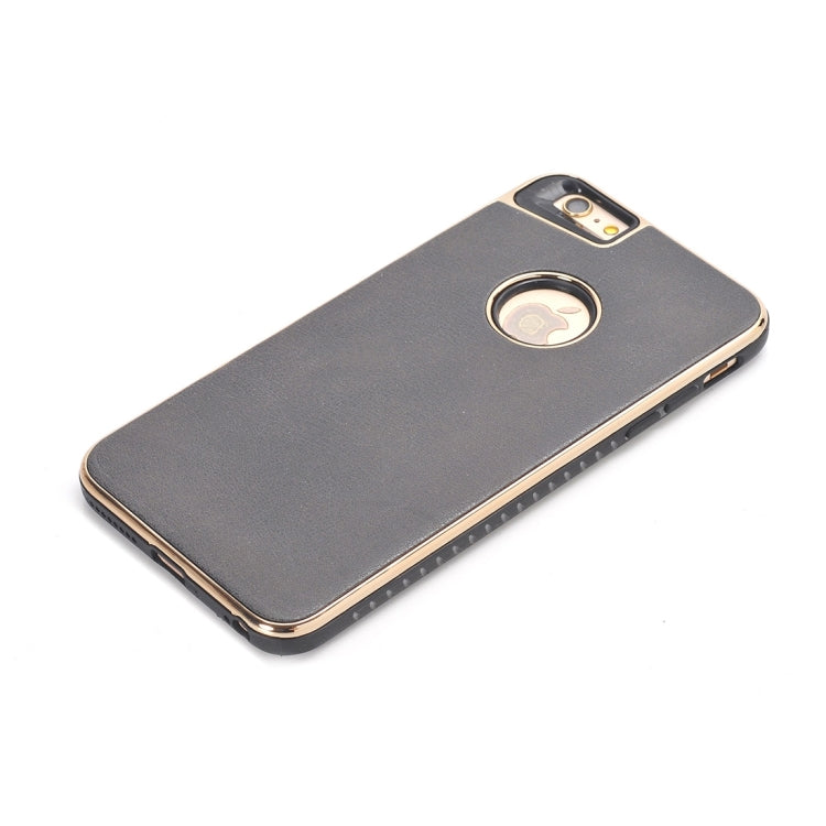 For iPhone 6 Plus & 6s Plus Crazy Horse Texture Electroplating Back Cover