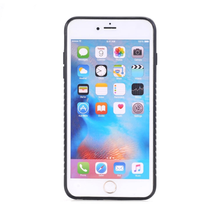 For iPhone 6 Plus & 6s Plus Crazy Horse Texture Electroplating Back Cover