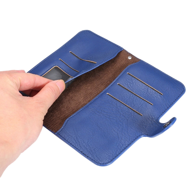 6.3 inch Universal Elephant Skin Texture Carry Case with Wallet & Card Slots for iPhone 6 Plus & 6s Plus, Galaxy Note 8 / Note 5, etc.