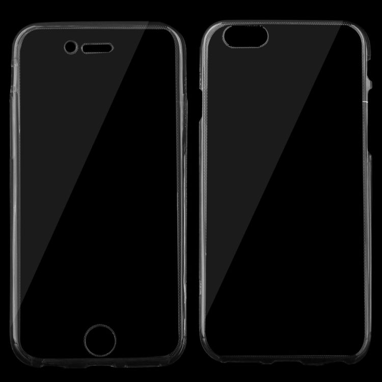 For iPhone 6 Plus & 6s Plus 0.75mm Double-sided Ultra-thin Transparent TPU Protective Case