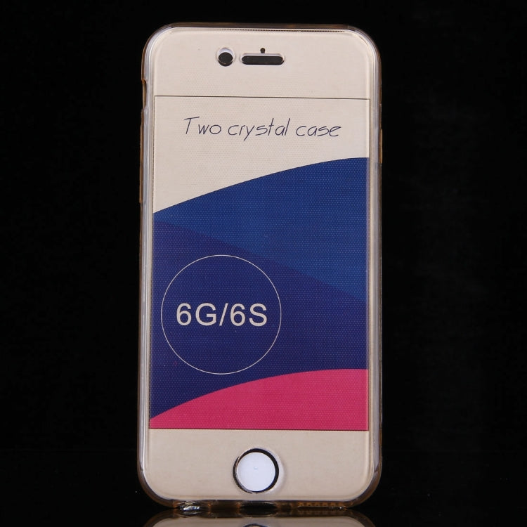 For iPhone 6 Plus & 6s Plus 0.75mm Double-sided Ultra-thin Transparent TPU Protective Case