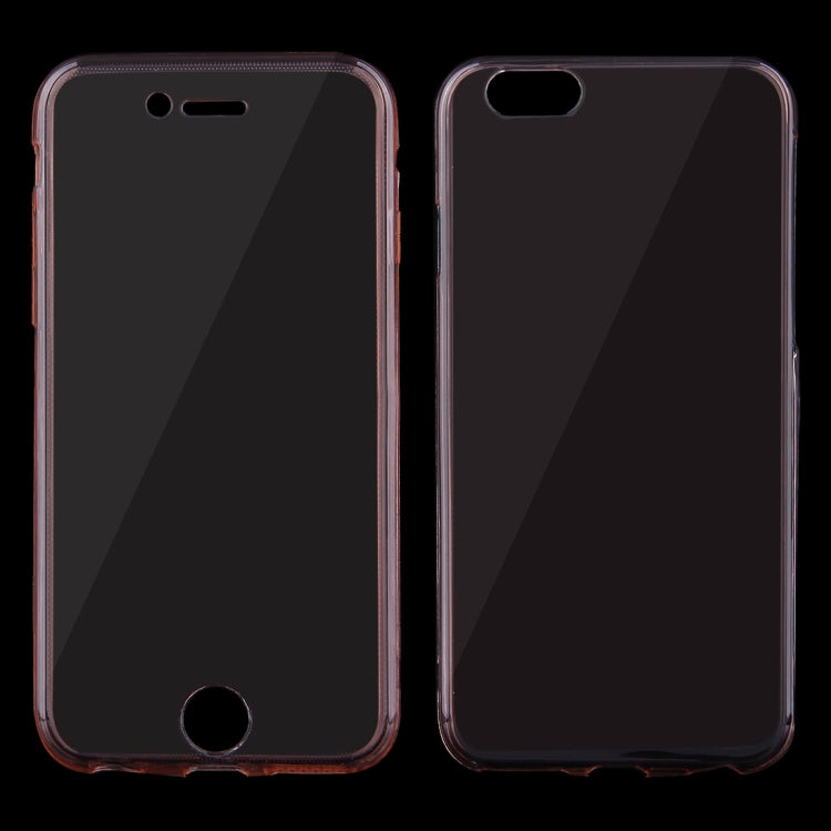 For iPhone 6 Plus & 6s Plus 0.75mm Double-sided Ultra-thin Transparent TPU Protective Case
