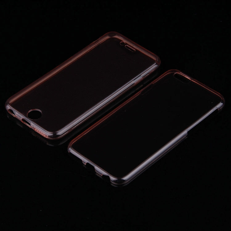 For iPhone 6 Plus & 6s Plus 0.75mm Double-sided Ultra-thin Transparent TPU Protective Case