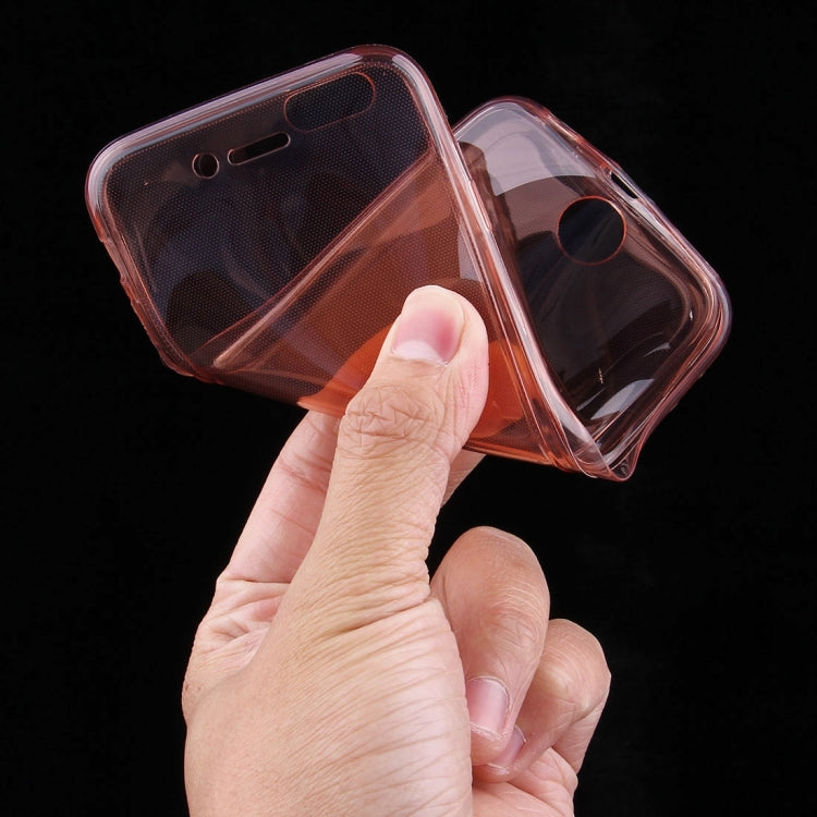 For iPhone 6 Plus & 6s Plus 0.75mm Double-sided Ultra-thin Transparent TPU Protective Case