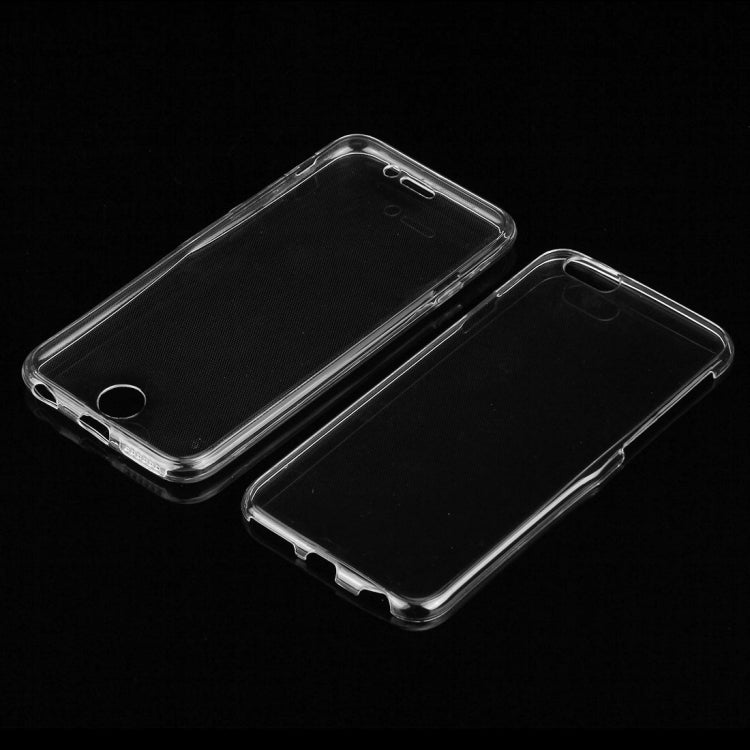 For iPhone 6 Plus & 6s Plus 0.75mm Double-sided Ultra-thin Transparent TPU Protective Case