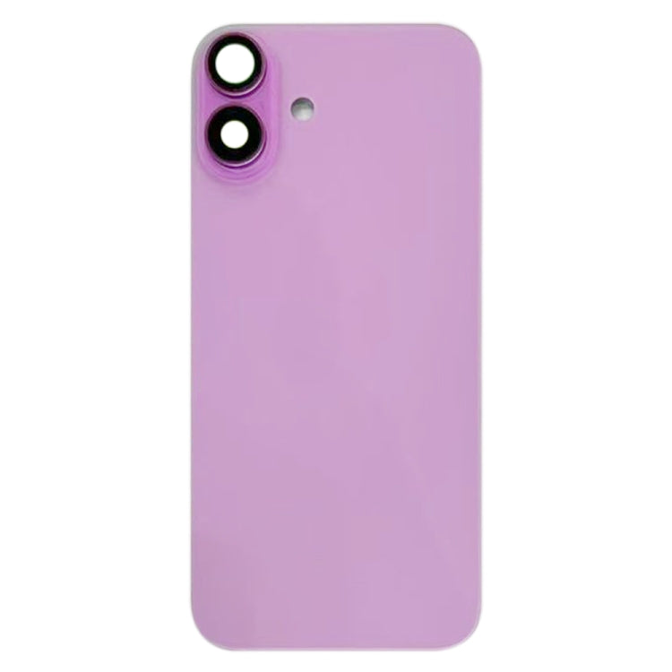 For iPhone 16 Battery Back Cover with Camera Lens Frame
