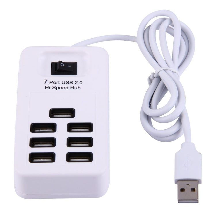 USB 2.0 to 7 Ports USB 2.0 High Speed 480 Mbps HUB with Power Switch