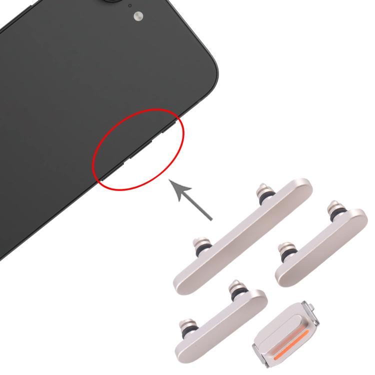 For iPhone 16e Power Button and Volume Control Button