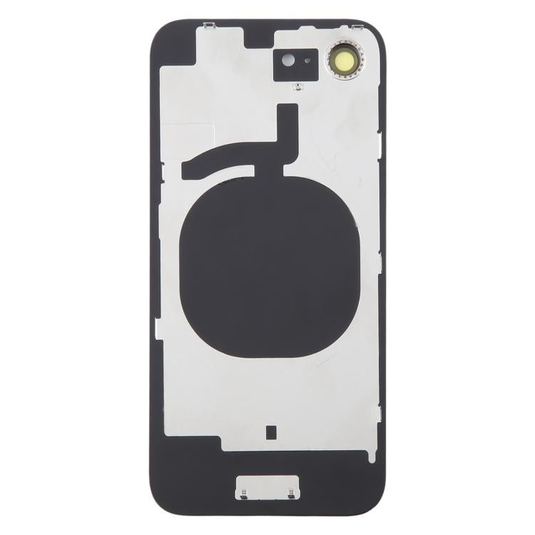 For iPhone 16e Glass Battery Back Cover with Camera Lens Frame