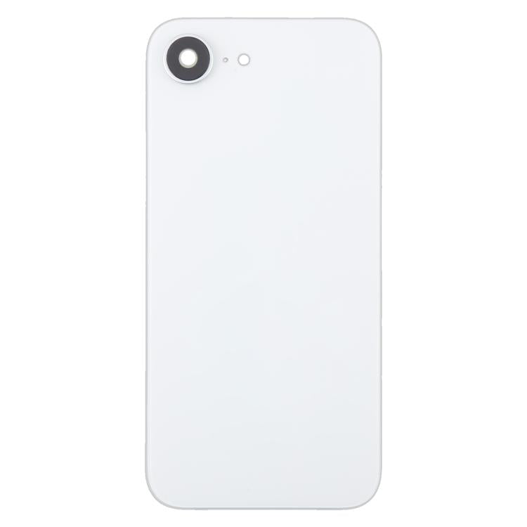 For iPhone 16e Glass Battery Back Cover with Camera Lens Frame