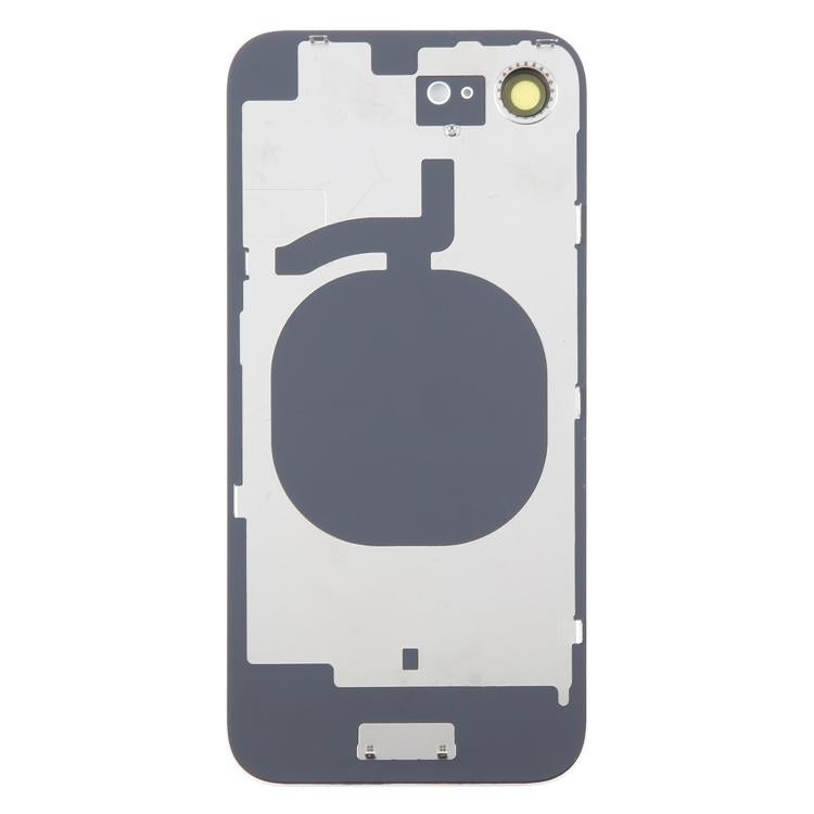 For iPhone 16e Glass Battery Back Cover with Camera Lens Frame