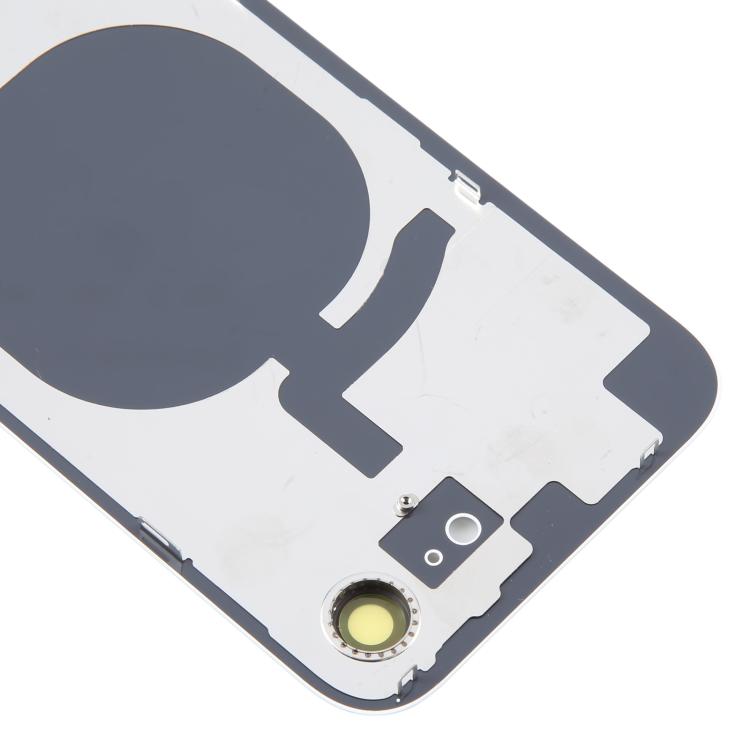 For iPhone 16e Glass Battery Back Cover with Camera Lens Frame