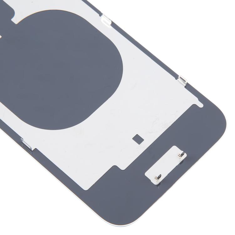 For iPhone 16e Glass Battery Back Cover with Camera Lens Frame