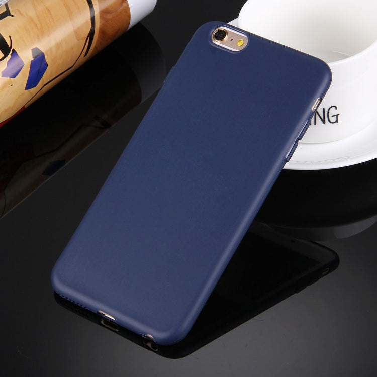 For iPhone 6 Plus & 6s Plus Solid Color TPU Protective Case Without Round Hole