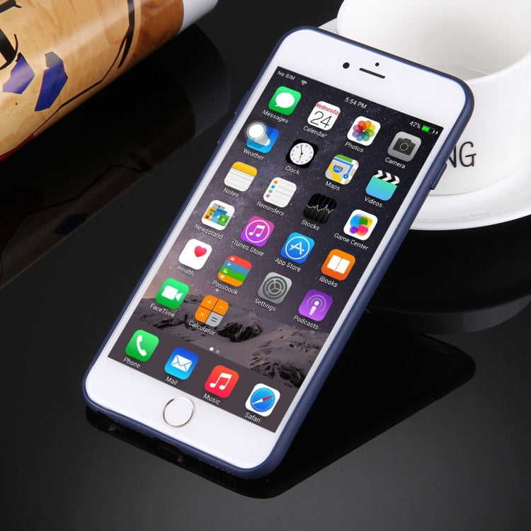 For iPhone 6 Plus & 6s Plus Solid Color TPU Protective Case Without Round Hole