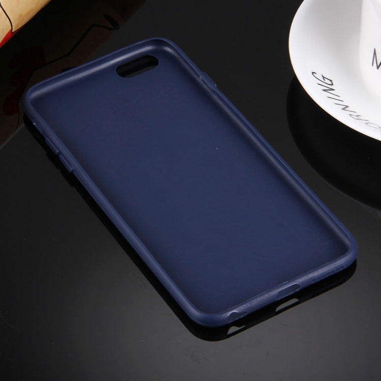 For iPhone 6 Plus & 6s Plus Solid Color TPU Protective Case Without Round Hole