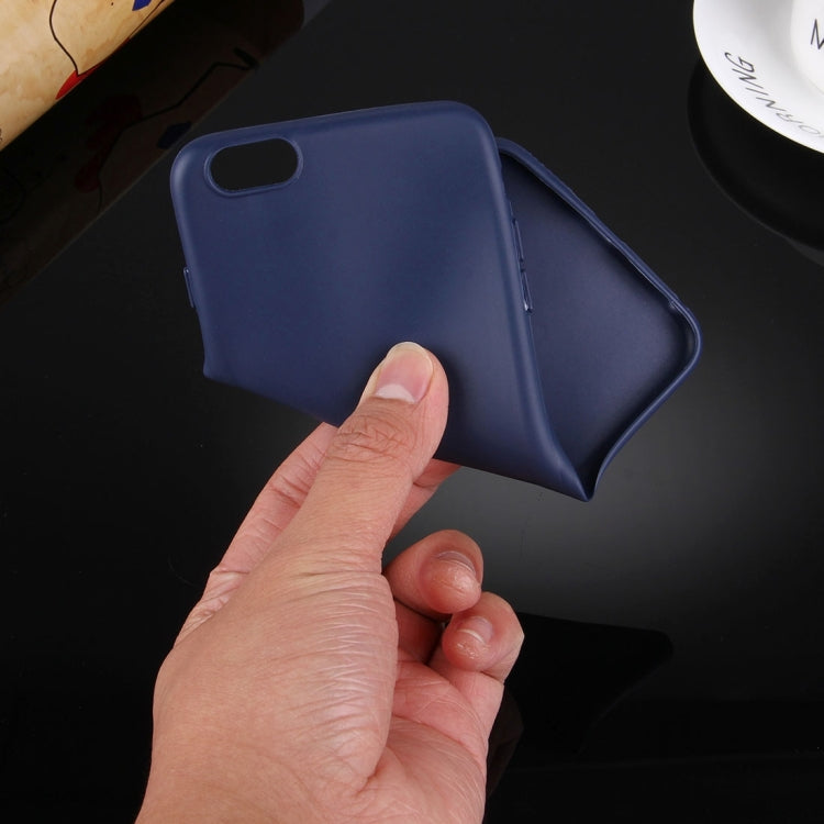 For iPhone 6 Plus & 6s Plus Solid Color TPU Protective Case Without Round Hole