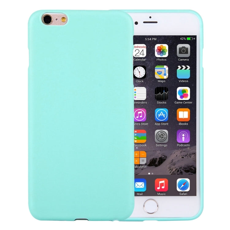 For iPhone 6 Plus & 6s Plus Solid Color TPU Protective Case Without Round Hole