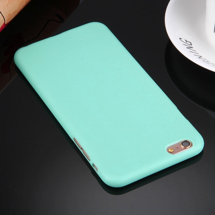 For iPhone 6 Plus & 6s Plus Solid Color TPU Protective Case Without Round Hole