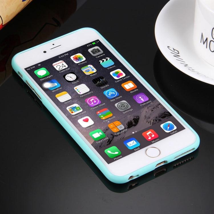 For iPhone 6 Plus & 6s Plus Solid Color TPU Protective Case Without Round Hole