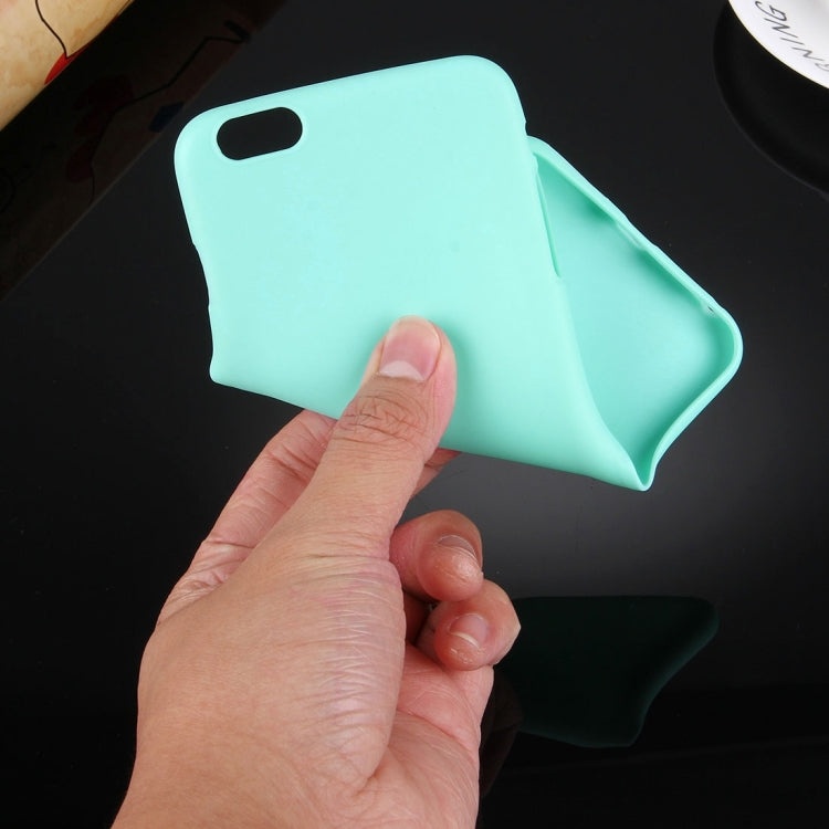 For iPhone 6 Plus & 6s Plus Solid Color TPU Protective Case Without Round Hole
