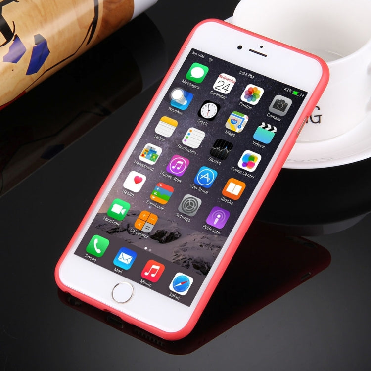 For iPhone 6 Plus & 6s Plus Solid Color TPU Protective Case Without Round Hole