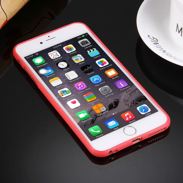 For iPhone 6 Plus & 6s Plus Solid Color TPU Protective Case Without Round Hole
