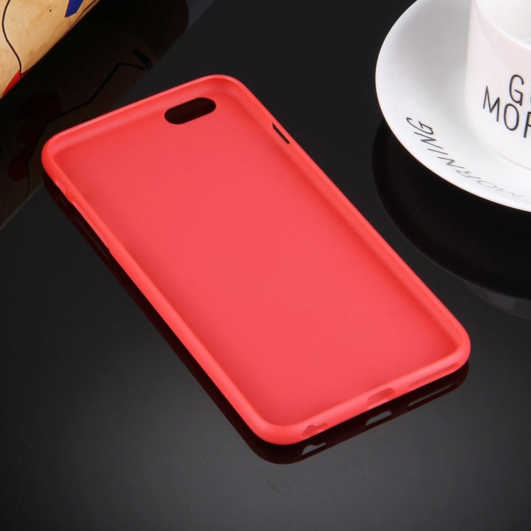 For iPhone 6 Plus & 6s Plus Solid Color TPU Protective Case Without Round Hole