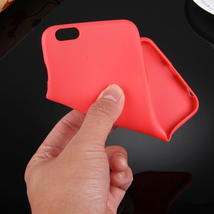 For iPhone 6 Plus & 6s Plus Solid Color TPU Protective Case Without Round Hole