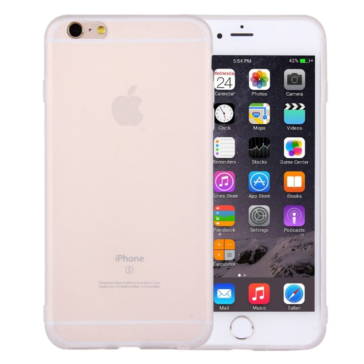 For iPhone 6 Plus & 6s Plus Solid Color TPU Protective Case Without Round Hole