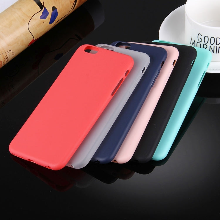 For iPhone 6 Plus & 6s Plus Solid Color TPU Protective Case Without Round Hole