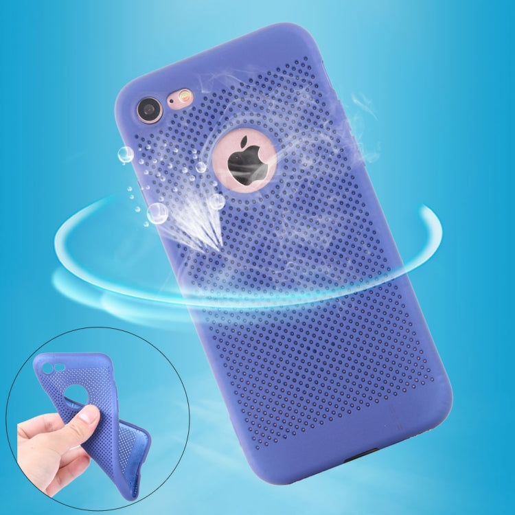 For iPhone 6 Plus & 6s Plus Heat Dissipation Mesh TPU Protective Back Cover Case