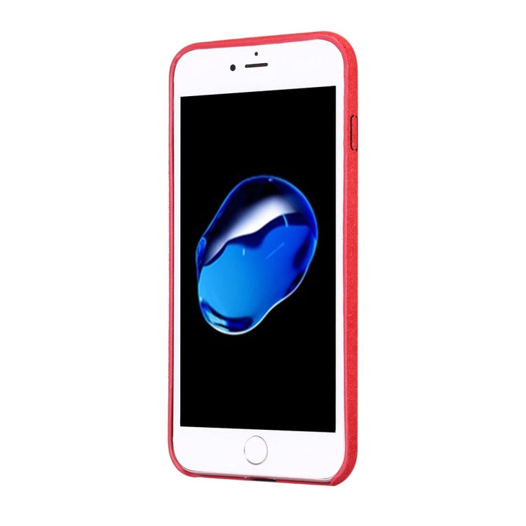 For iPhone 6 Plus & 6s Plus Ultra Fiber TPU Protective Back Case