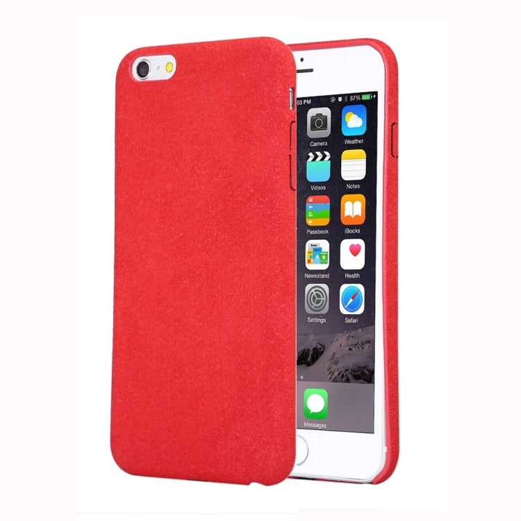 For iPhone 6 Plus & 6s Plus Ultra Fiber TPU Protective Back Case