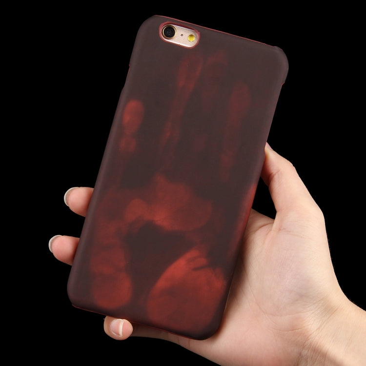For 5.5 Inch iPhone 6 Plus & 6s Plus Heat Sensitive Phone Case Silicone  Protective Case Back Cover