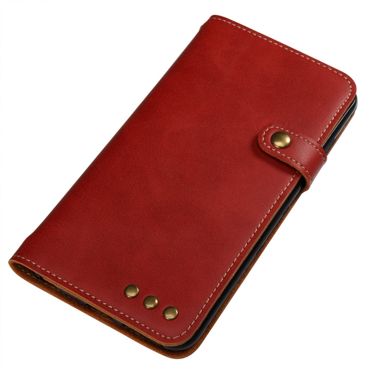 For iPhone 6 Plus & 6s Plus Retro Crazy Horse Texture Horizontal Flip PU Leather Case with Card Slots & Wallet & Hand Strap