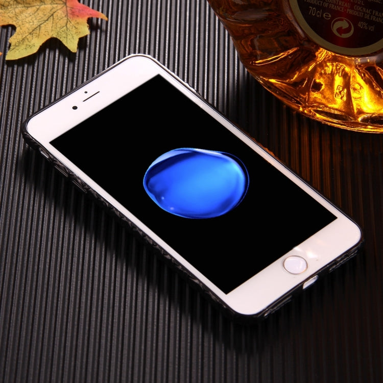 For iPhone 6 Plus & 6s Plus Embossed Swan Pattern Electroplating TPU Protective Cover Case