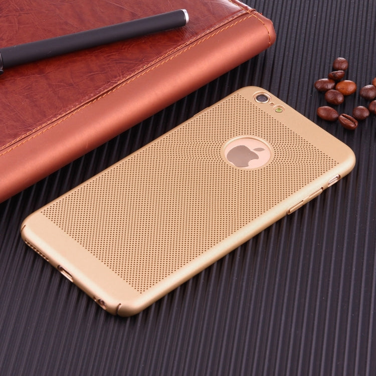 For iPhone 6 Plus & 6s Plus Lightweight Breathable Full Coverage PC Shockproof Protective Back Cover Case